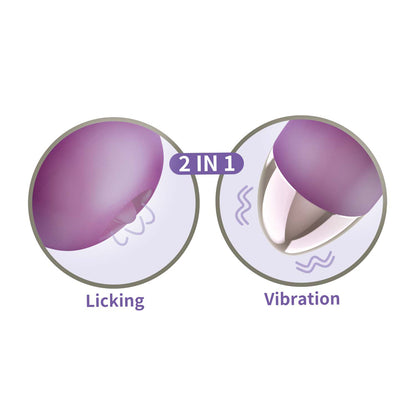 Clit-Tastic Intense Dual Massager Lavender | 782631317121 | Available at EroticWarehouse.com
