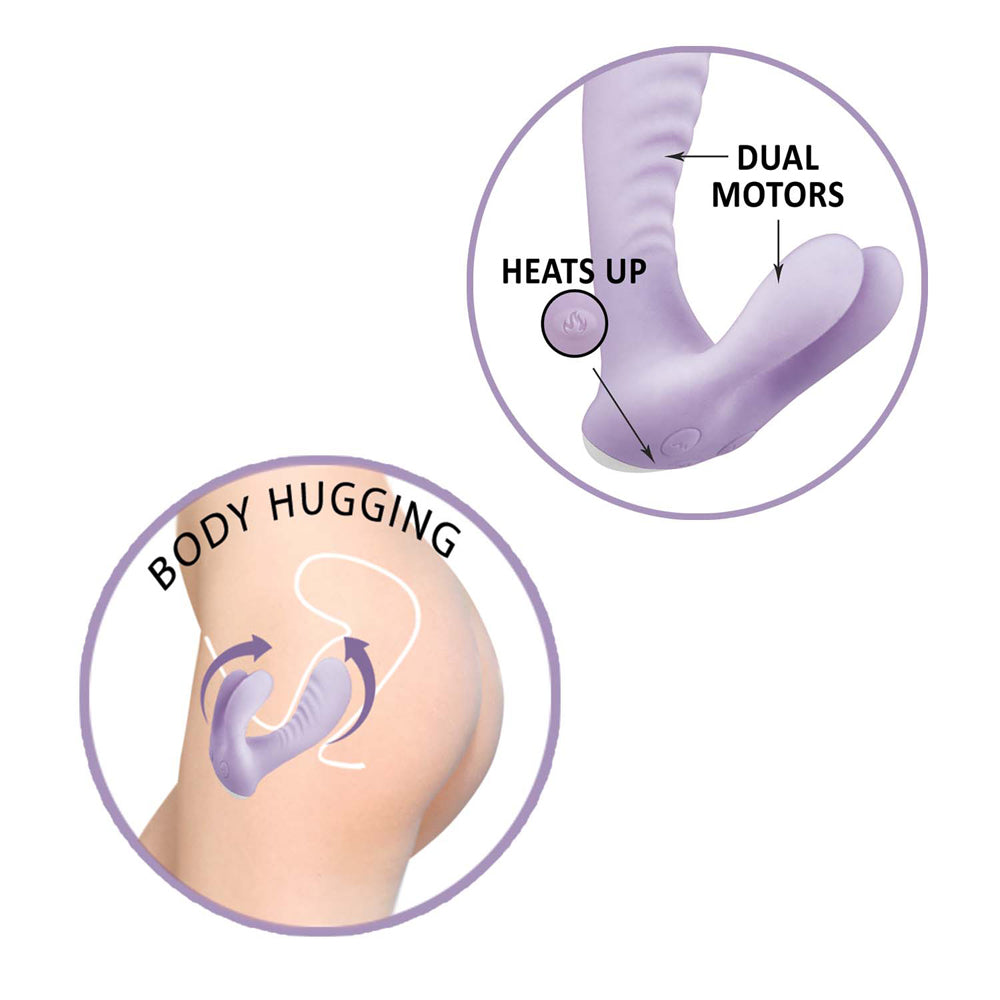 Goddess Heat Up Bunny Massager Lavender | 782631317404 | Available at EroticWarehouse.com