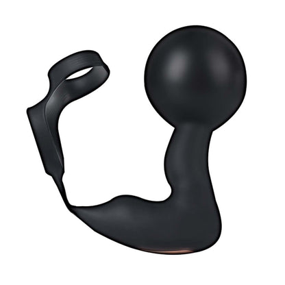 Atomic Inflatable P-Spot Vibe Black | 782631317602 | Available at EroticWarehouse.com