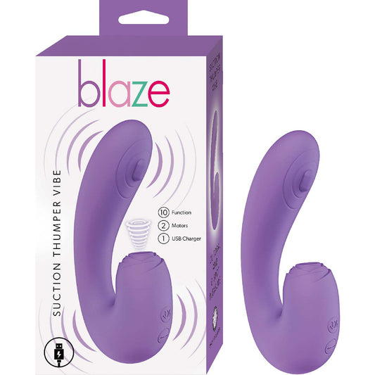 Blaze Suction Thumper Vibe Lavender | 782631319323 | Available at EroticWarehouse.com
