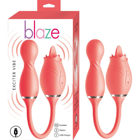 Blaze Exciter Vibe Coral | 782631319514 | Available at EroticWarehouse.com