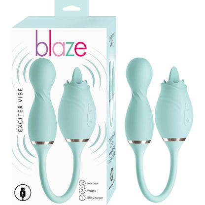 Blaze Exciter Vibe Aqua | 782631319521 | Available at EroticWarehouse.com