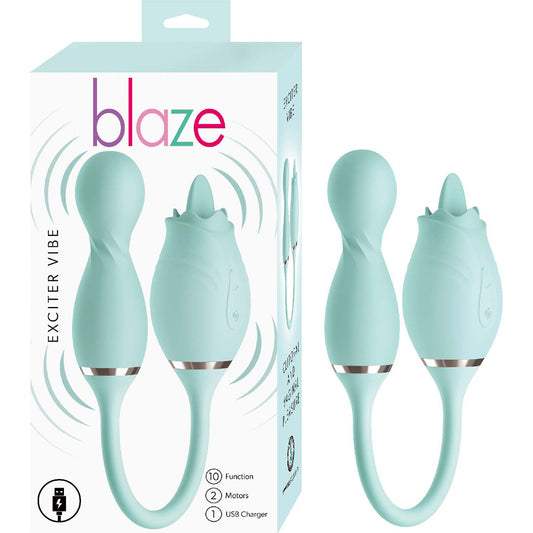 Blaze Exciter Vibe Aqua | 782631319521 | Available at EroticWarehouse.com