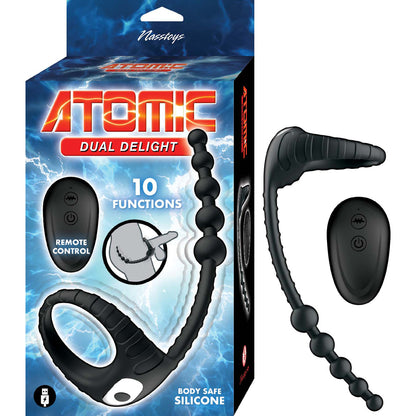 Atomic Dual Delight Black | 782631320206 | Available at EroticWarehouse.com