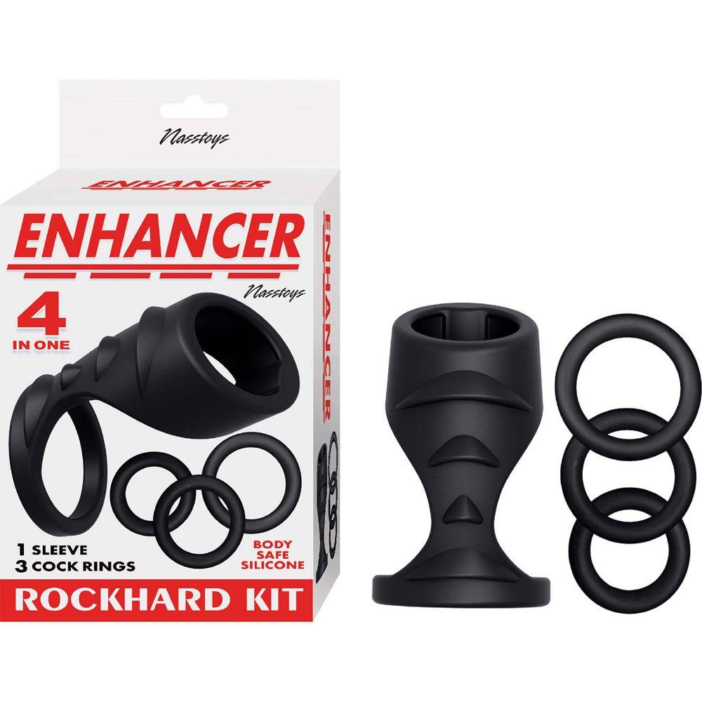 Enhancer Rockhard Kit Black | 782631320404 | Available at EroticWarehouse.com