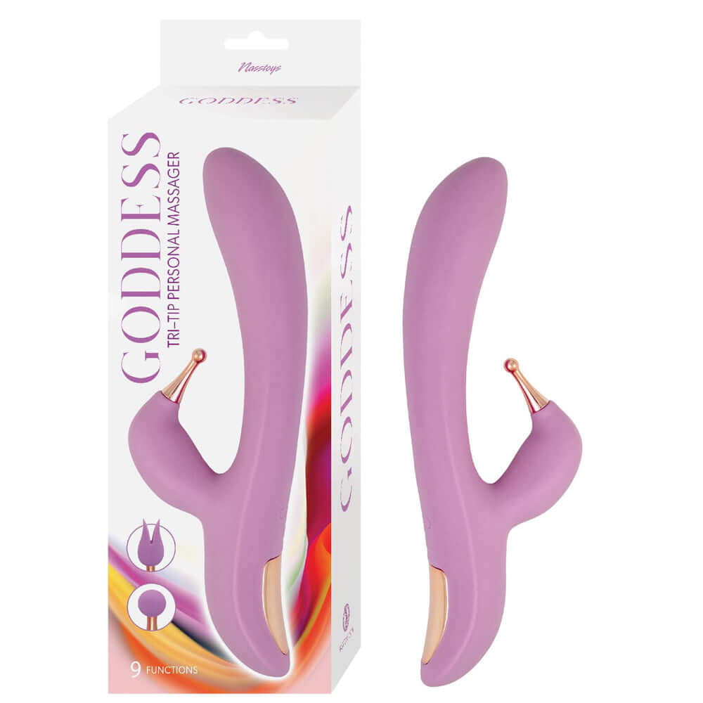 Goddess Tri-Tip Personal Massager Lavender | 782631322422 | Available at EroticWarehouse.com