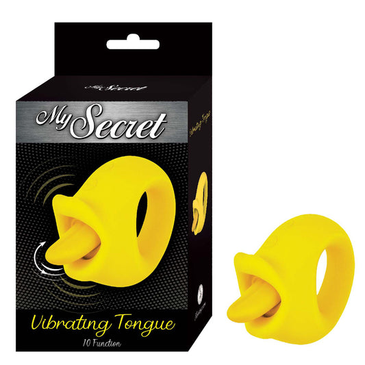 My Secret Vibrating Tongue Yellow | 782631322514 | Available at EroticWarehouse.com