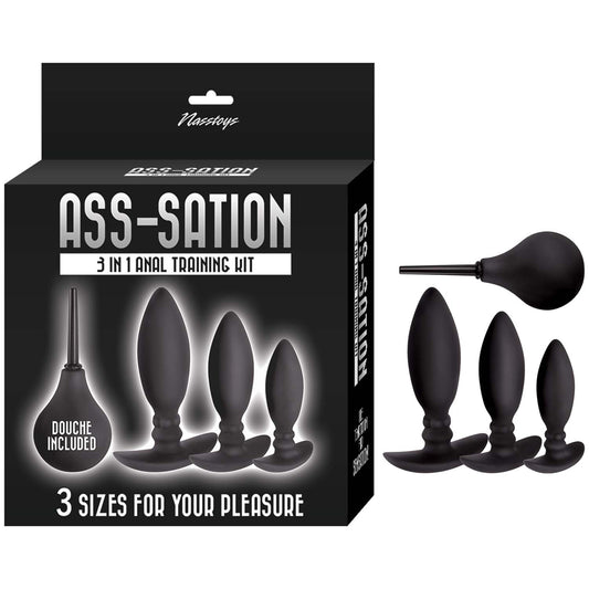 Ass-Sation 3 In 1 Training Kit | 782631322903 | Available at EroticWarehouse.com