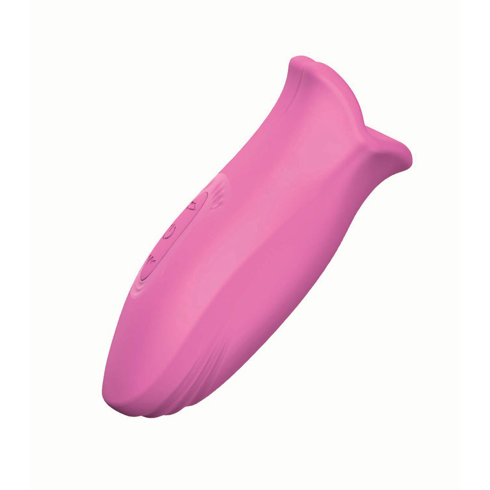 Clit-Tastic Tongue Licking Lover Pink | 782631323115 | Available at EroticWarehouse.com