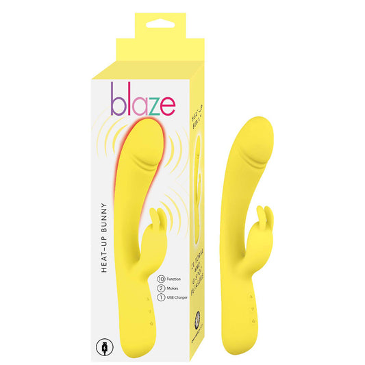Blaze Heat Up Bunny Yellow | 782631323214 | Available at EroticWarehouse.com