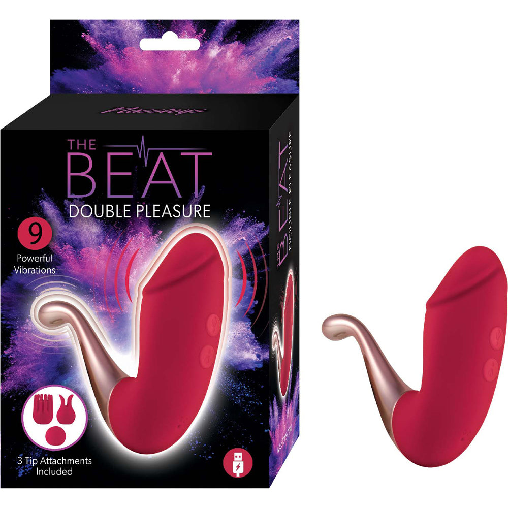 The Beat Double Pleasure Red | 782631323511 | Available at EroticWarehouse.com