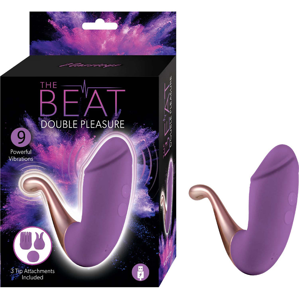 The Beat Double Pleasure Purple | 782631323528 | Available at EroticWarehouse.com