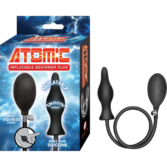 Atomic Inflatable Beginner Plug Black | 782631325508 | Available at EroticWarehouse.com