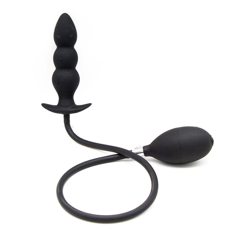 Atomic Inflatable Advanced Plug Black | 782631325706 | Available at EroticWarehouse.com
