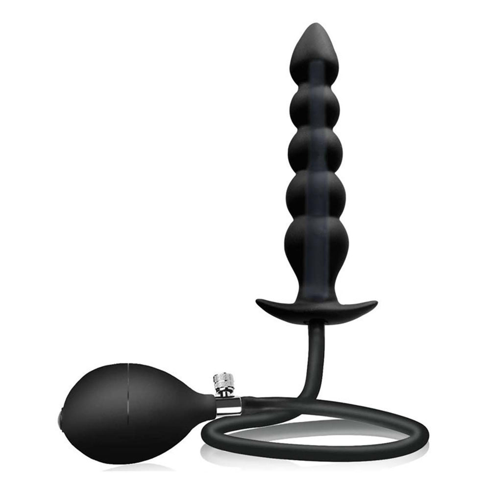 Atomic Inflatable Superior Plug Black | 782631325805 | Available at EroticWarehouse.com