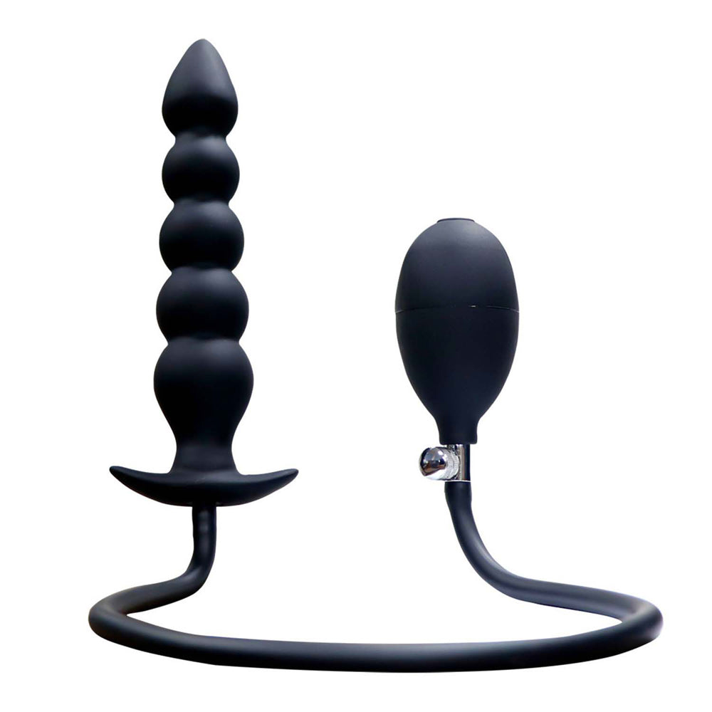 Atomic Inflatable Superior Plug Black | 782631325805 | Available at EroticWarehouse.com