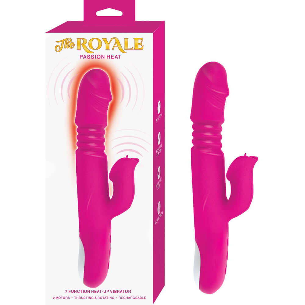 The Royale Passion Heat Pink | 782631326802 | Available at EroticWarehouse.com