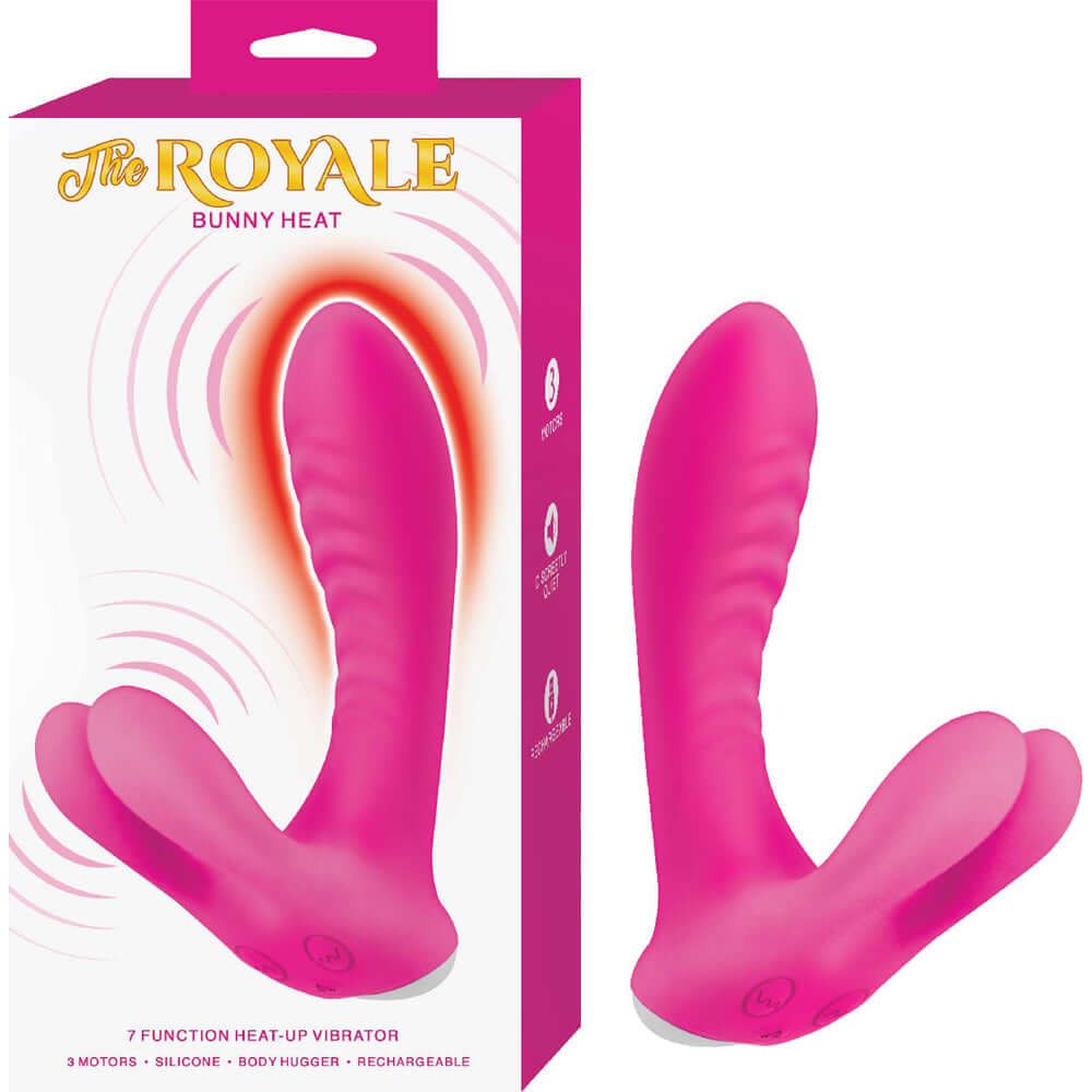 The Royale Bunny Heat Pink | 782631327106 | Available at EroticWarehouse.com