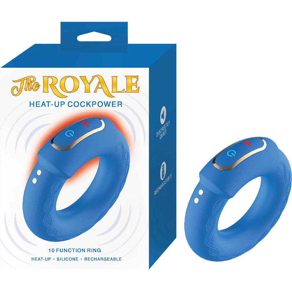 The Royale Heat-Up Cockpower Blue | 782631327304 | Available at EroticWarehouse.com