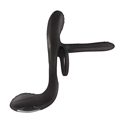 Enhancer Vibrating Lovers Ring Black | 782631328301 | Available at EroticWarehouse.com