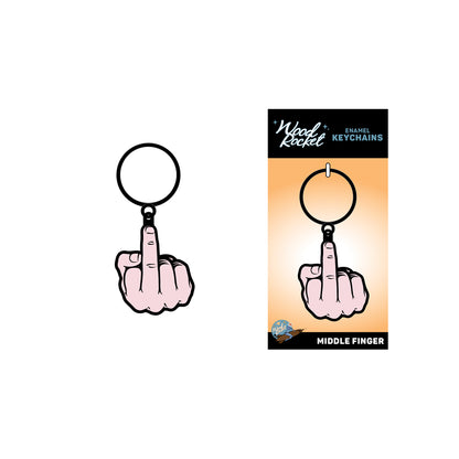 Middle Finger Keychain | 785571086751 | Available at EroticWarehouse.com