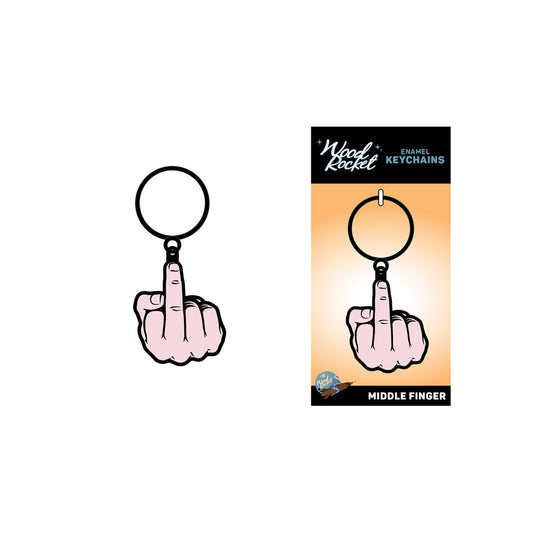 Middle Finger Keychain | 785571086751 | Available at EroticWarehouse.com
