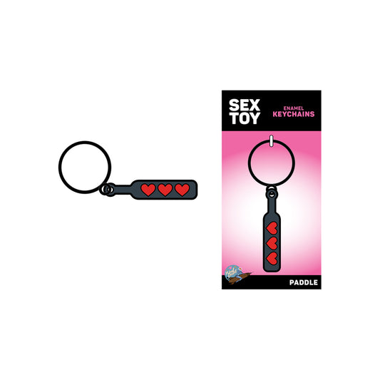 Hearts Paddle Keychain | 785571086775 | Available at EroticWarehouse.com