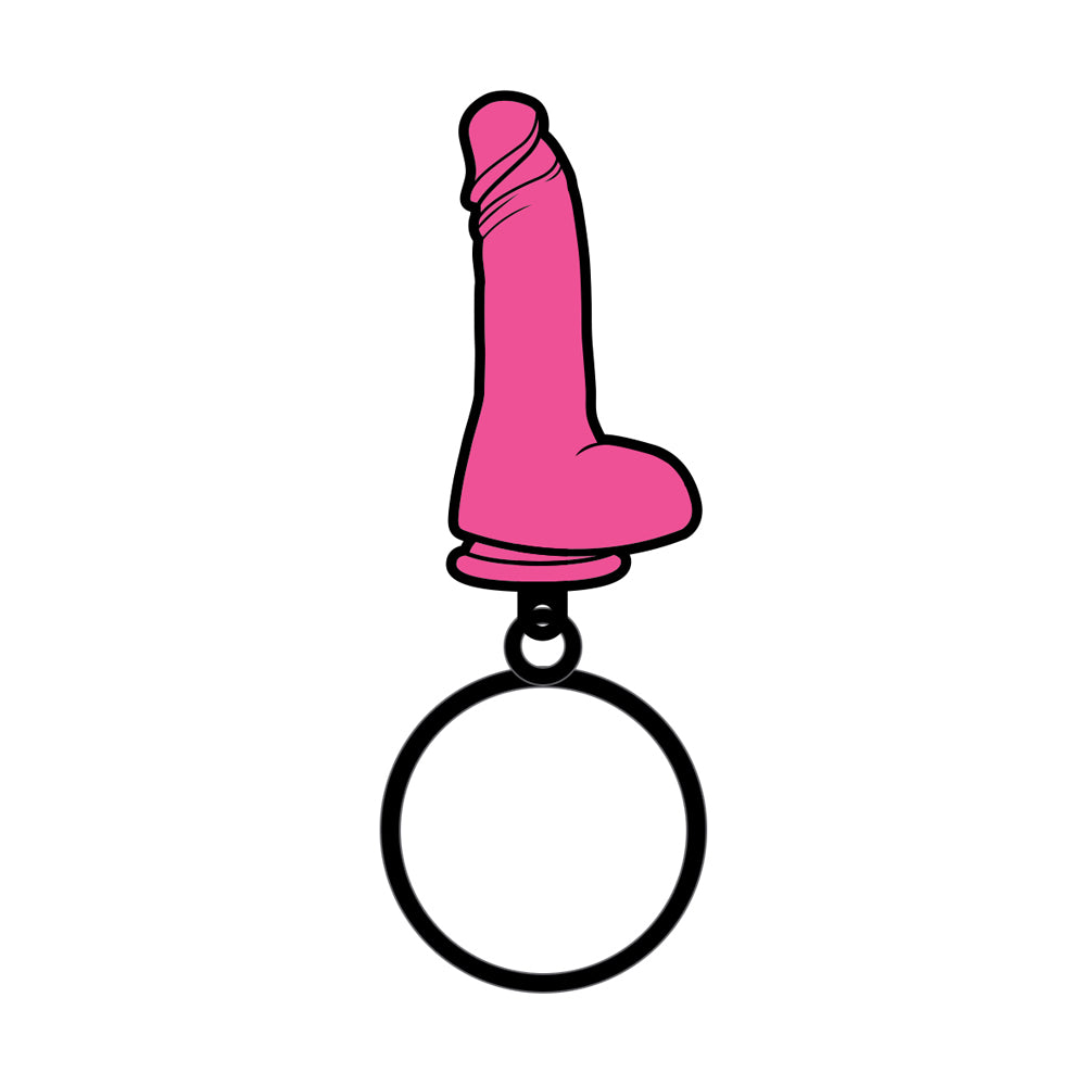 Pink Dildo Keychain | 785571086805 | Available at EroticWarehouse.com