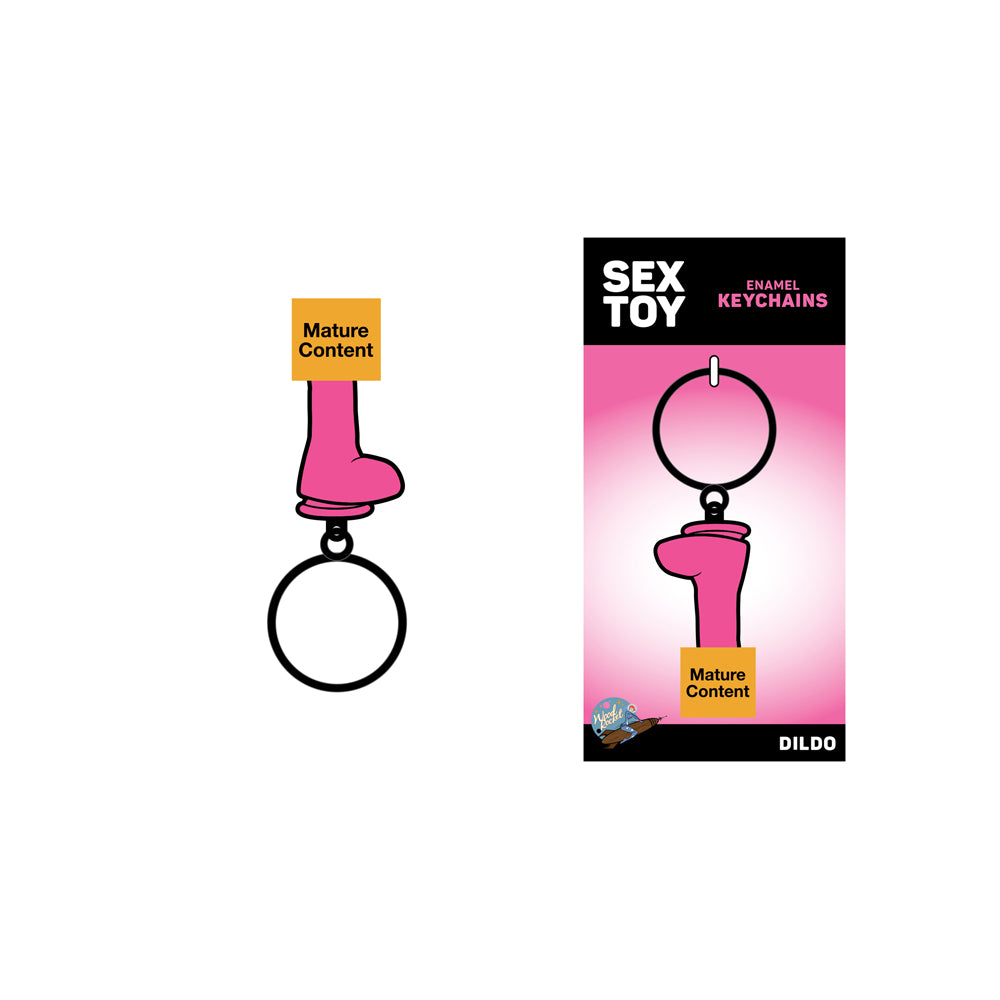 Pink Dildo Keychain | 785571086805 | Available at EroticWarehouse.com