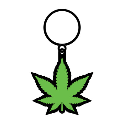 Green Leaf Keychain | 785571086836 | Available at EroticWarehouse.com