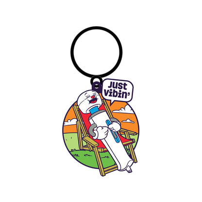 Fuck Buddies Just Vibin Keychain | 785571087086 | Available at EroticWarehouse.com