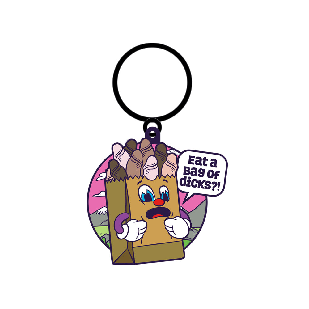Fuck Buddies Bag Of Dicks Keychain | 785571087116 | Available at EroticWarehouse.com