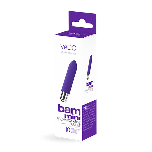 Bam Rechargeable Bullet Vibe Indigo | 789185757175 | Available at EroticWarehouse.com