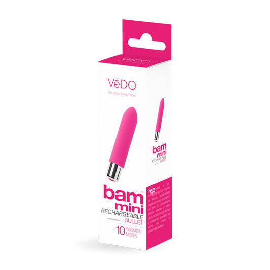 Bam Rechargeable Bullet Vibe Foxy Pink | 789185757212 | Available at EroticWarehouse.com