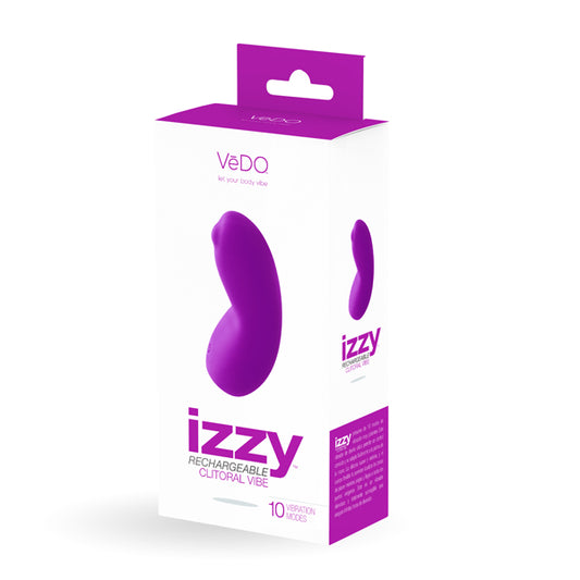 Izzy Rechargeable Lay-on Vibe Violet Vixen | 789185757236 | Available at EroticWarehouse.com