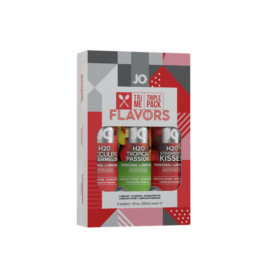 Jo Tri Me Triple Pack Flavors | 796494100608 | Available at EroticWarehouse.com