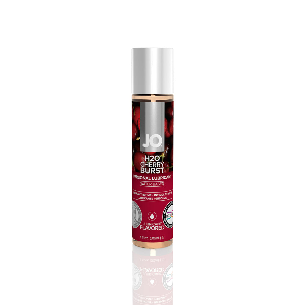 JO H2O Flavored Lubricant Cherry Burst 1 oz. | 796494101162 | Available at EroticWarehouse.com
