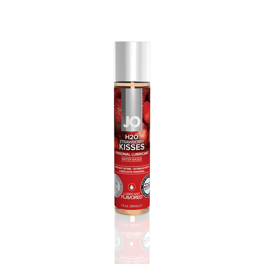 JO H2O Flavored Lubricant Strawberry Kiss 1 oz. | 796494101186 | Available at EroticWarehouse.com