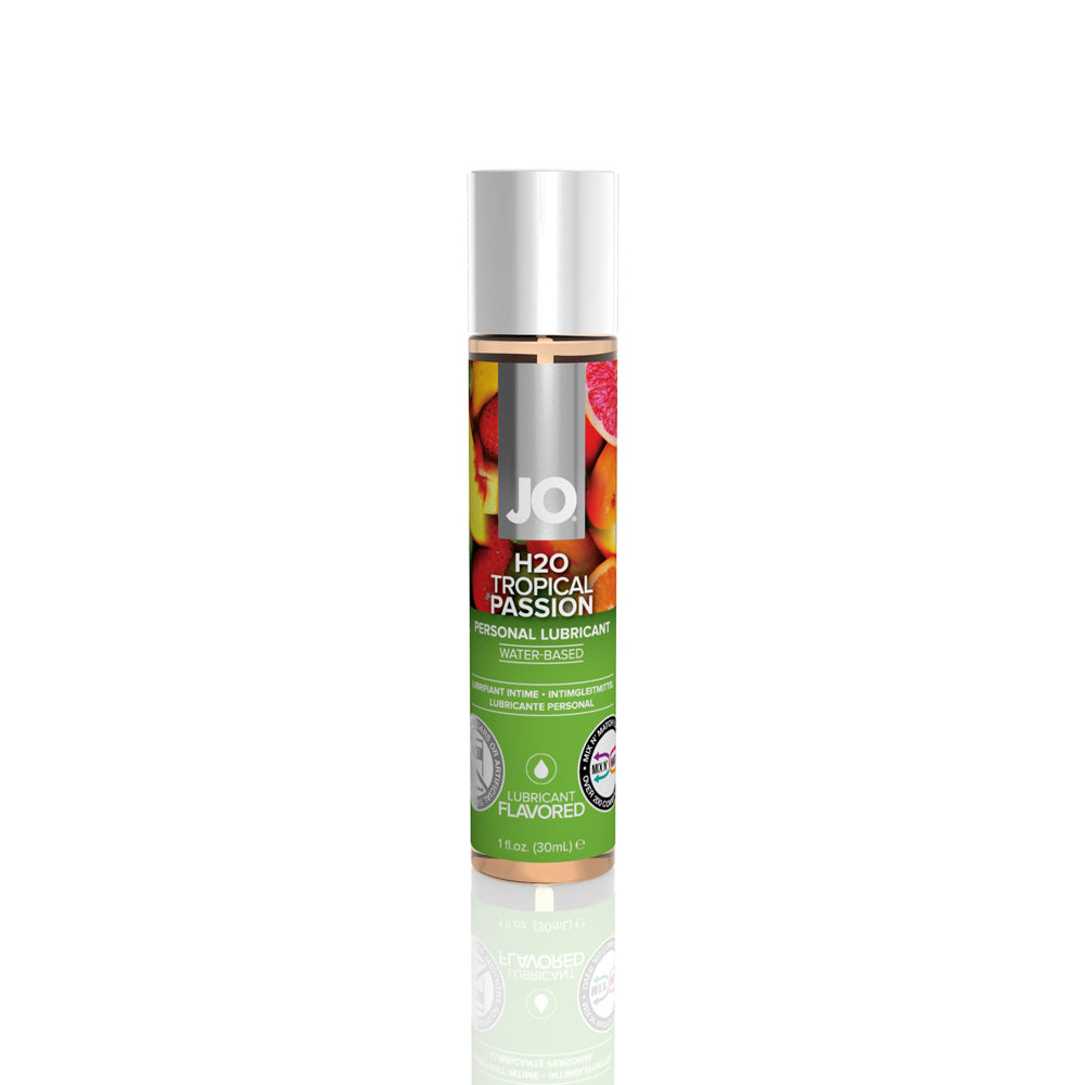 JO H2O Flavored Lubricant Tropical Passion 1 oz. | 796494101216 | Available at EroticWarehouse.com