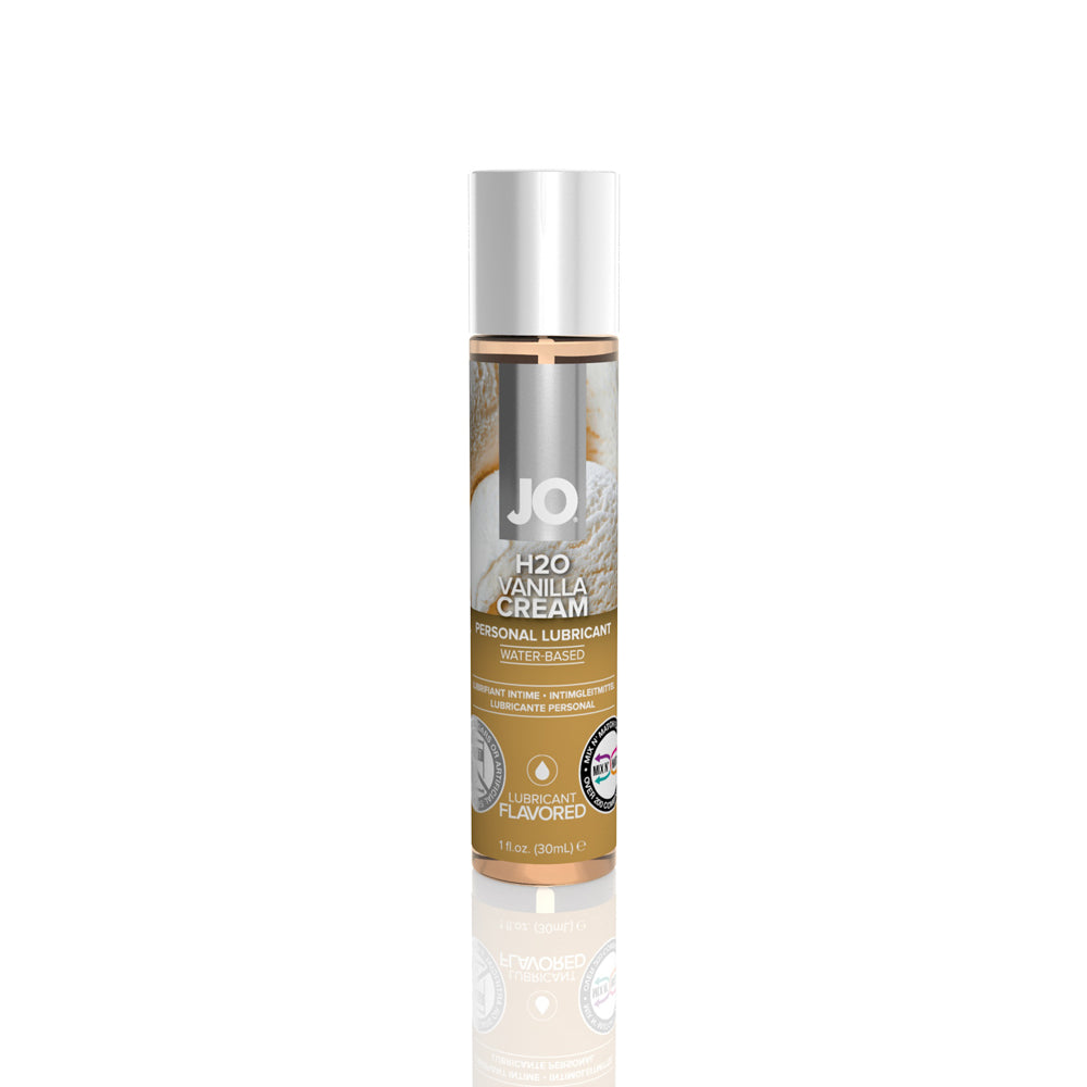 JO H2O Flavored Lubricant Vanilla 1 oz. | 796494103845 | Available at EroticWarehouse.com