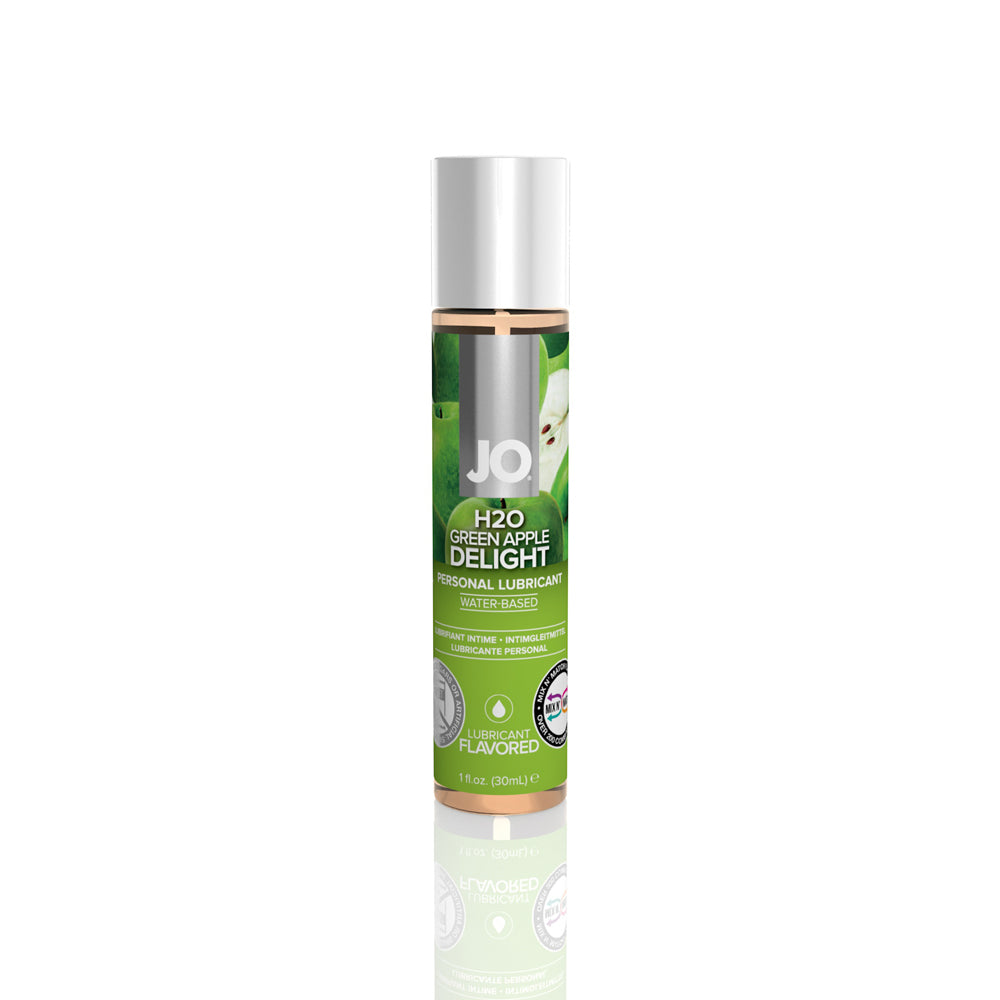 JO H2O Flavored Lubricant Green Apple 1 oz. | 796494103852 | Available at EroticWarehouse.com