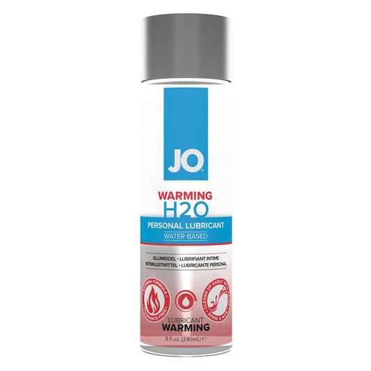 JO H2O Lubricant Warming 8 oz. | 796494400784 | Available at EroticWarehouse.com