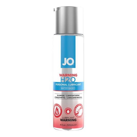 JO H2O Lubricant Warming 4 oz. | 796494400791 | Available at EroticWarehouse.com