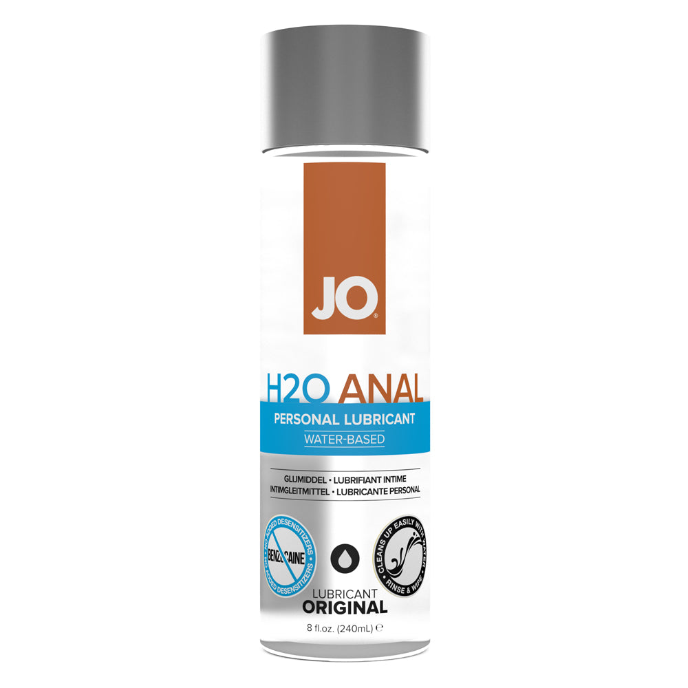 JO Anal H2O Lubricant Original 8 oz. | 796494401088 | Available at EroticWarehouse.com