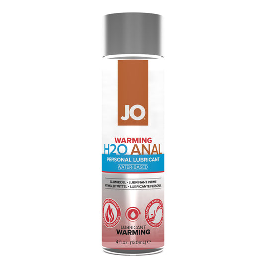 JO Anal H2O Lubricant Warming 4 oz. | 796494401101 | Available at EroticWarehouse.com