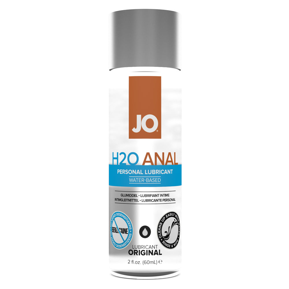 JO Anal H2O Lubricant Original 2 oz. | 796494401118 | Available at EroticWarehouse.com