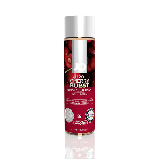 JO H2O Flavored Lubricant Cherry Burst 4 oz. | 796494401163 | Available at EroticWarehouse.com