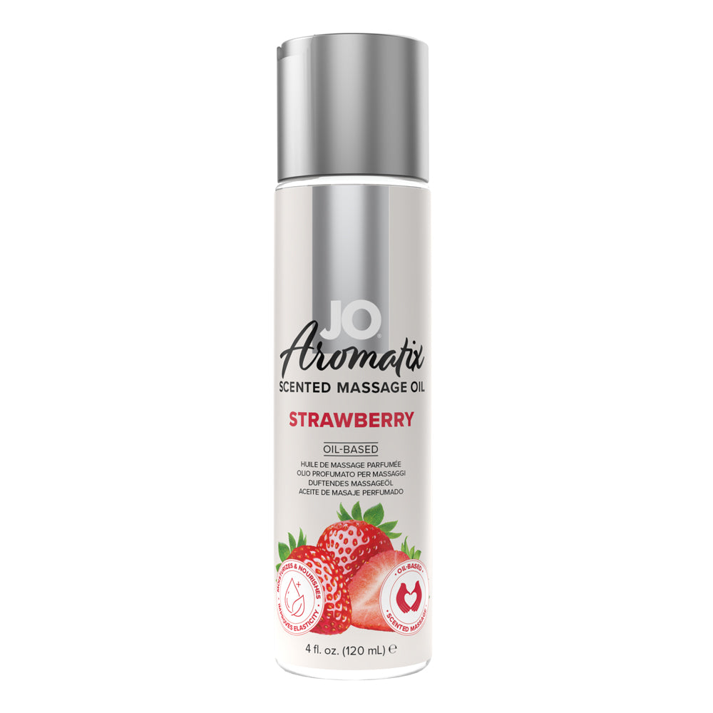 Jo Aromatix Strawberry Massage 4 oz. | 796494401293 | Available at EroticWarehouse.com