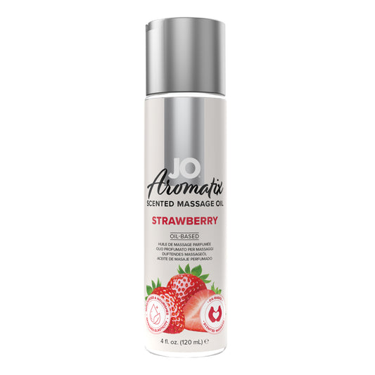 Jo Aromatix Strawberry Massage 4 oz. | 796494401293 | Available at EroticWarehouse.com