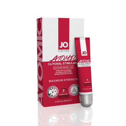 JO Atomic Clitoral Gel Warming 10 ml. | 796494401798 | Available at EroticWarehouse.com